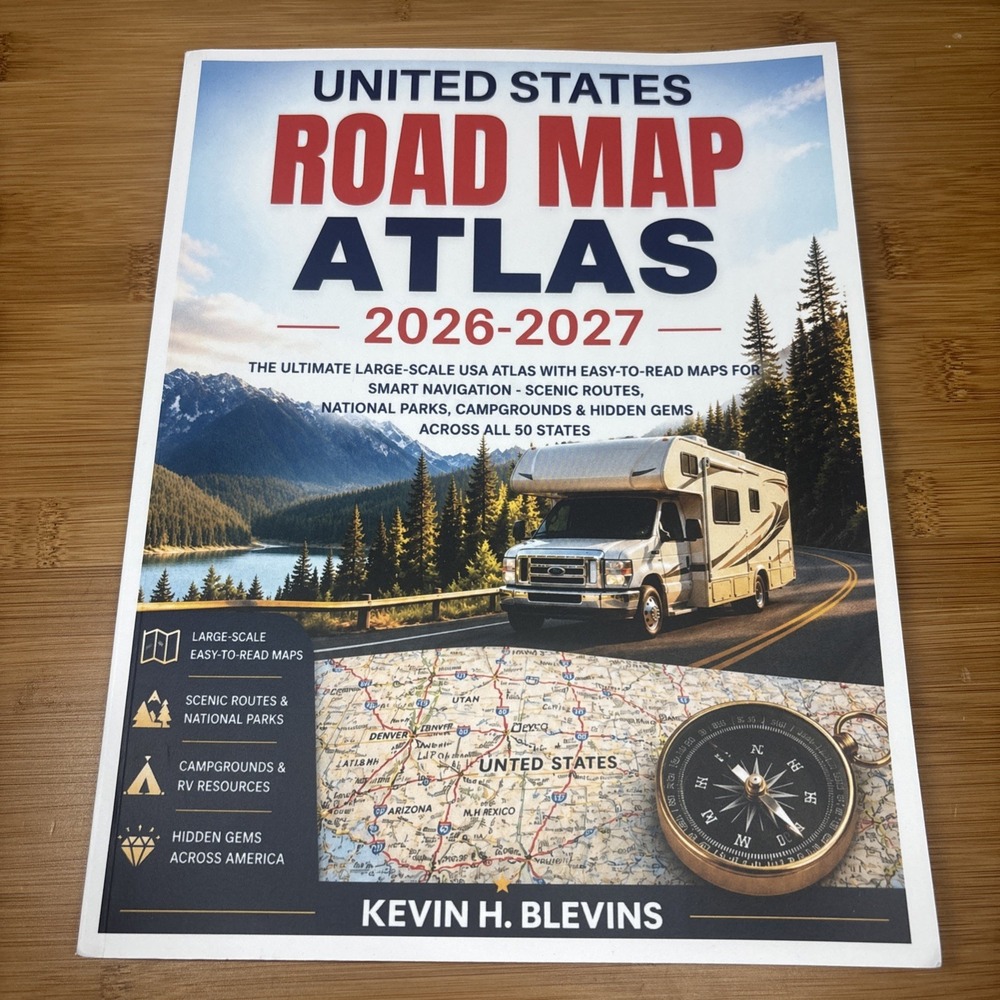 UNITED STATES ROAD MAP ATLAS 2026-2027